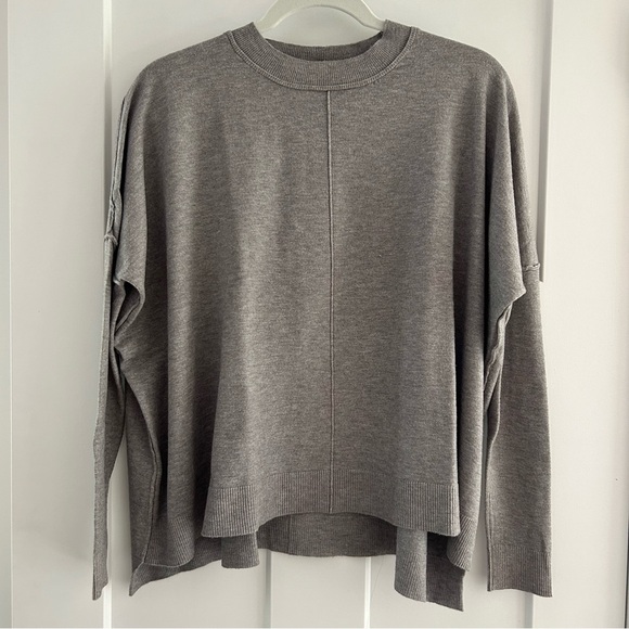 Jolie Sweaters - Jolie grey boxy cashmere sweater, small